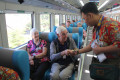 Money exchange service on board Great Java Rail Tour